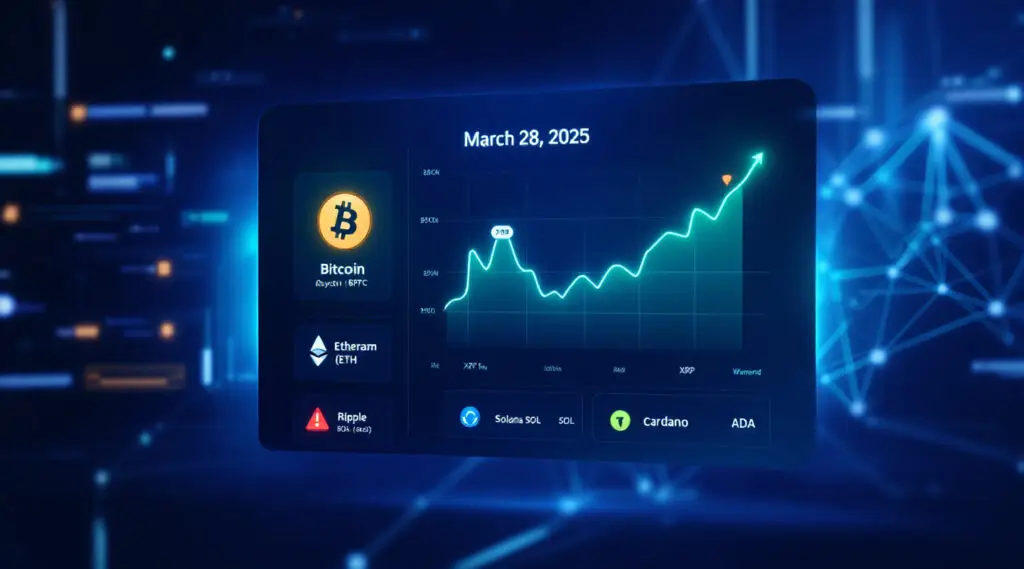 Crypto Market Analysis (3/28/2025): Bitcoin: BTC, Ethereum: ETH, Ripple: XRP, Solana: SOL, Cardano: ADA, Dogecoin: DOGE, Shiba Inu (SHIB), Nillion (NIL), Ghiblification (GHIB), Pi Network (PI)