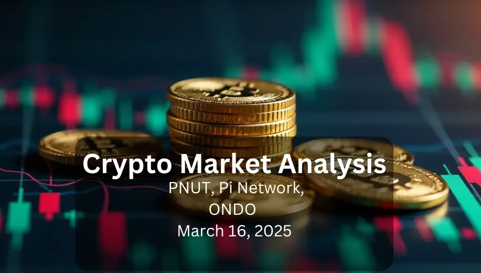 Crypto Market Analysis: PNUT, Pi Network, ONDO (March 16, 2025)