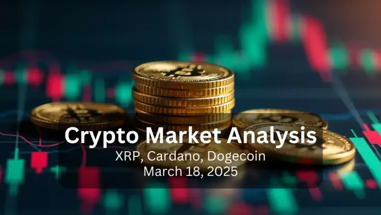 Crypto Market Analysis - XRP, Cardano, and Dogecoin (March 18, 2025)