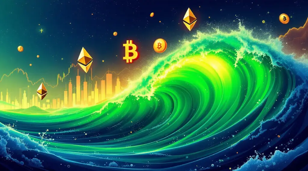Green Wave Sweeps Crypto: Bitcoin Hits $86K, Market Cap Soars