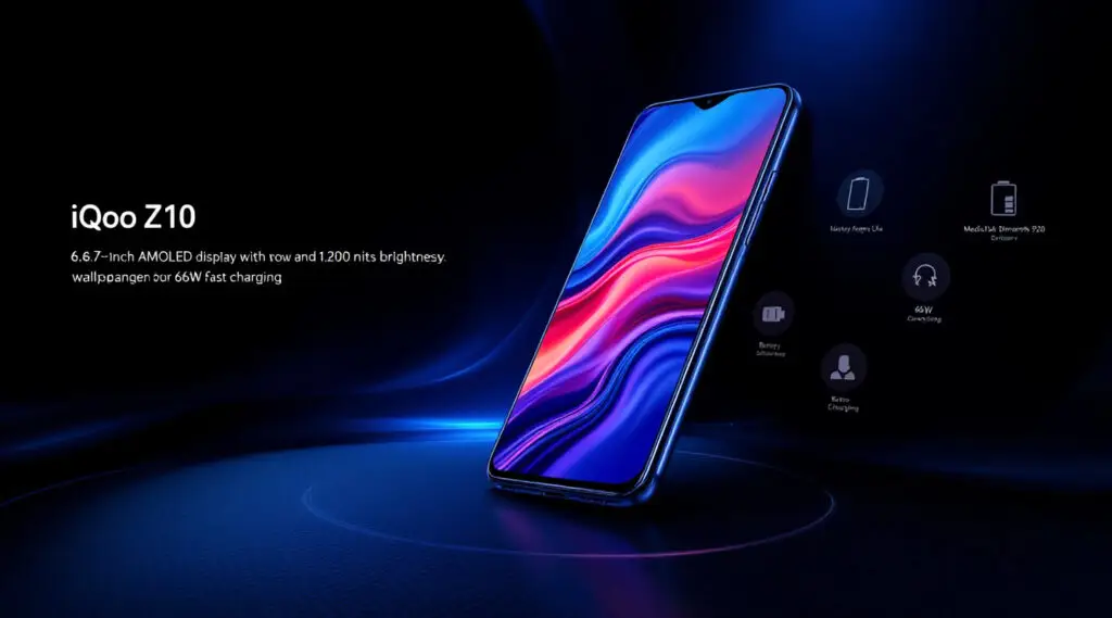 Iqoo Z10 Price, Processor, Charger and Display Brightness Revealed