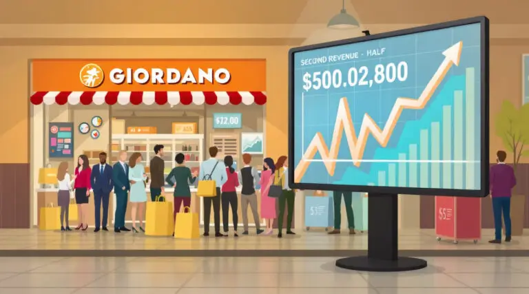 Second Half Improvement Drives Giordano Revenue Increase