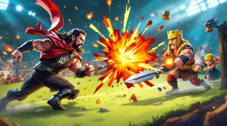 When Clans Clash and Superstars Rumble: WWE Takes Over Clash of Clans