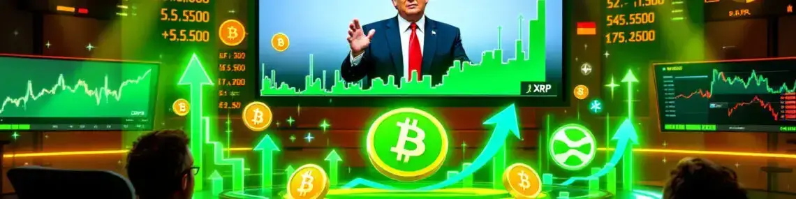A Crypto Rally: Bitcoin and Stocks Surge on Trump's Tariff Retreat