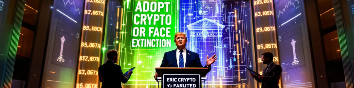 Eric Trump Warns Global Banks: Adopt Crypto or Face Extinction