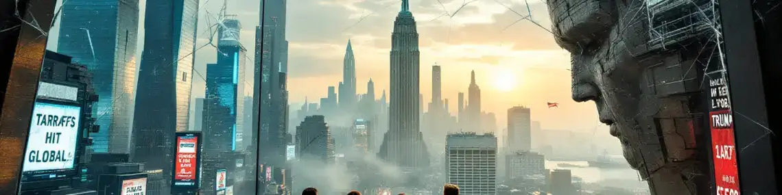 “Global Markets Windows Bare as Trump’s Tariffs Take Effect”