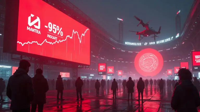 Mantra's Price Plunges 95%, Marking Shift in Trust Before Critical Speech by Mantra’s CEO
