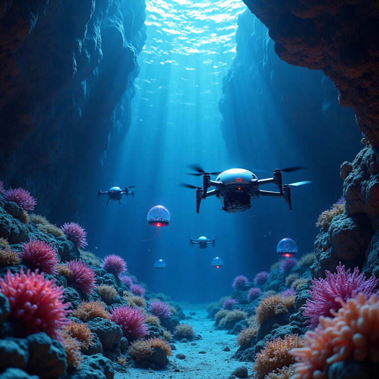 Mysterious World Beneath the Waves: Unique Ecosystem Found Under the Red Sea Reef.