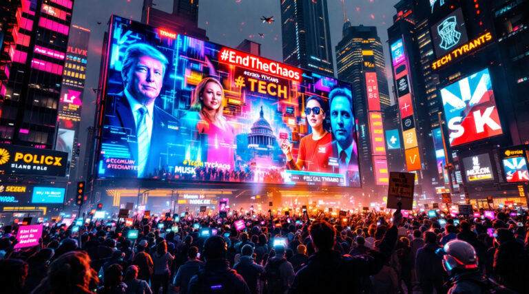 Nationwide Fury Protests Target Trump and Musk Amidst Policy TurmoilUS Erupts Protests Target Trump & Musk Amidst Policy Chaos