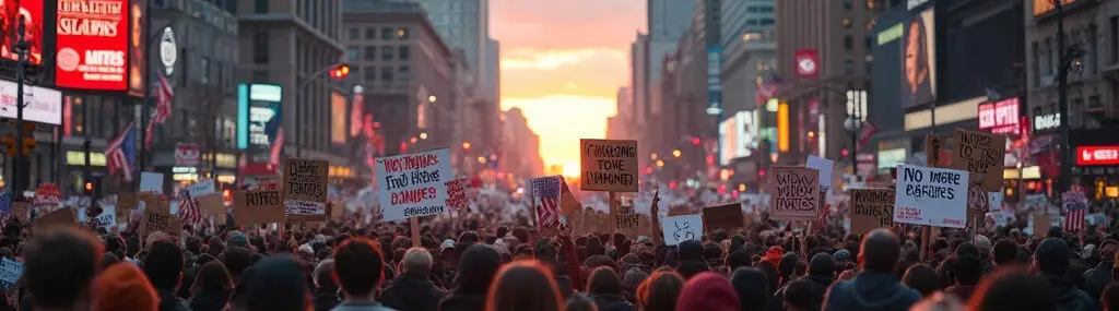 Nationwide Outcry: Anti-Trump Protests Fill US Streets