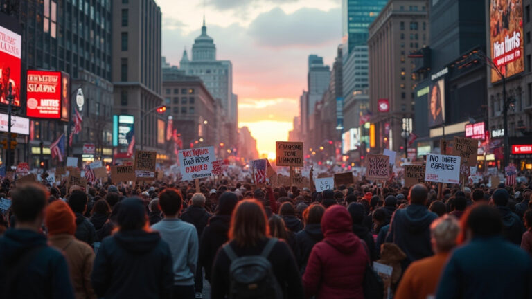 Nationwide Outcry: Anti-Trump Protests Fill US Streets
