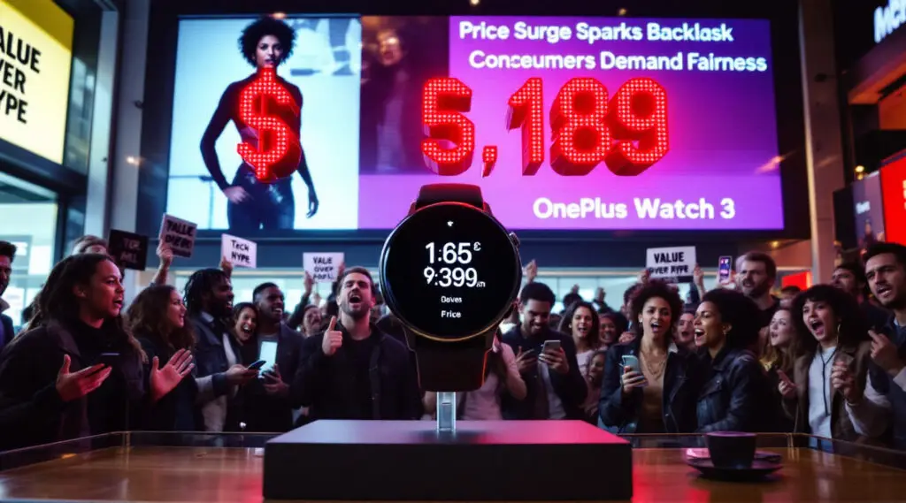 OnePlus Watch 3 Pricing Surge Serves as a Catalyst for Consumer Outrage