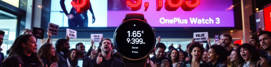 OnePlus Watch 3 Pricing Surge Serves as a Catalyst for Consumer Outrage