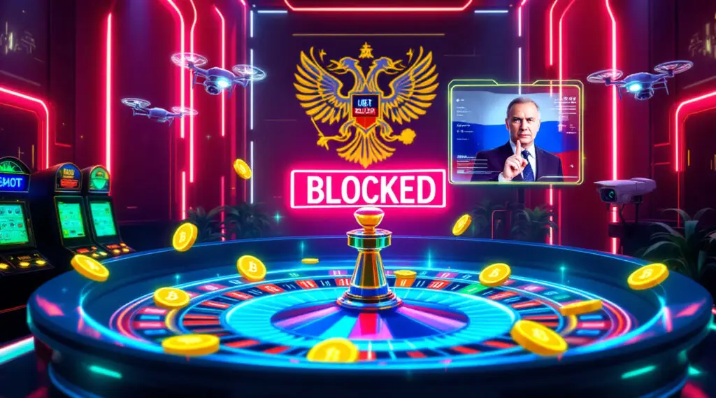 Russia Aims to Block Crypto Payments at Online Casinos