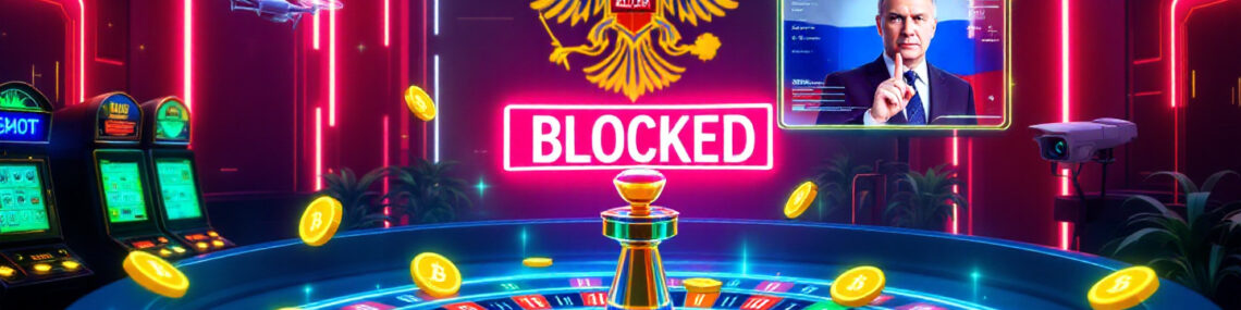 Russia Aims to Block Crypto Payments at Online Casinos