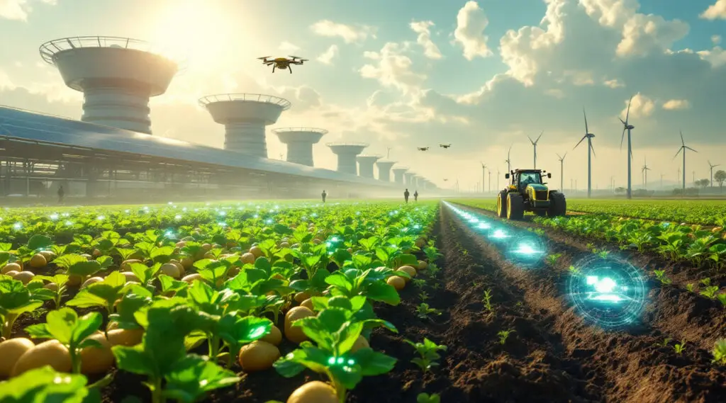 The Global Farming Shift The Potato Grows Green