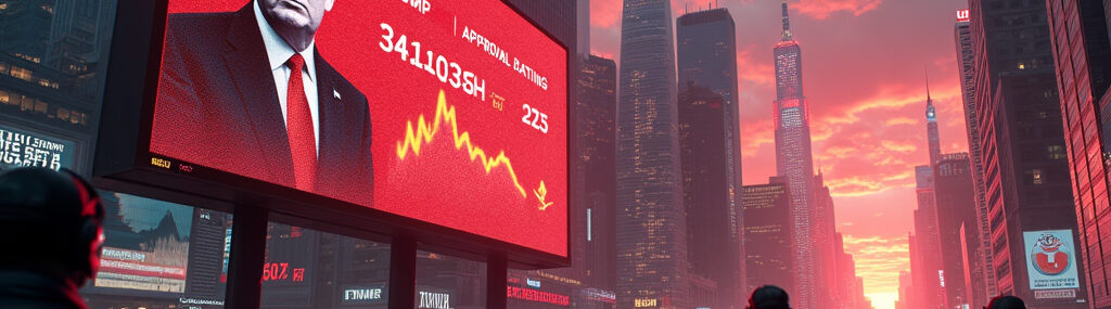 Trump's Economic Approval Takes Biggest Hit Due to Inflation and Tariff Policies