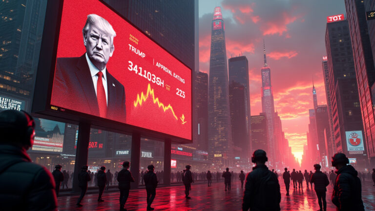 Trump's Economic Approval Takes Biggest Hit Due to Inflation and Tariff Policies