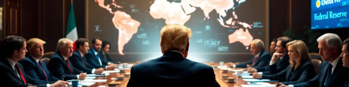 Trump’s Global Stage: Italy Meeting and Fed Clash