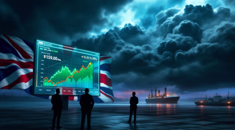 UK Inflation Eases, But Global Trade Fears Loom
