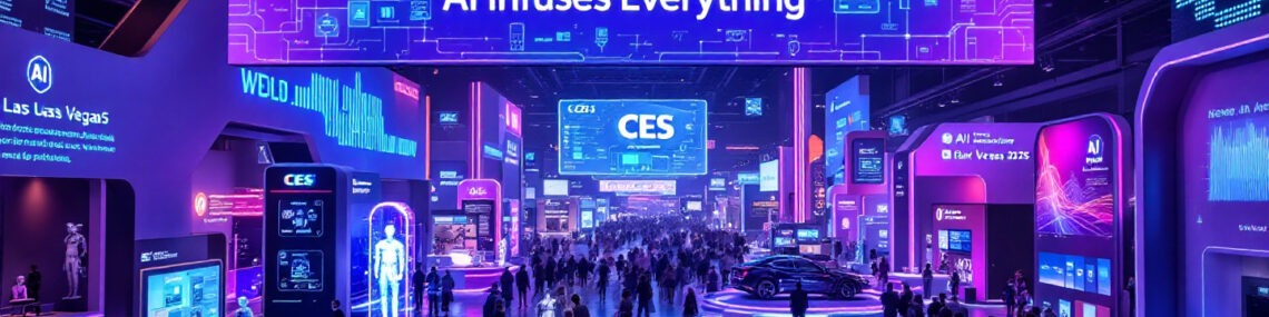 AI Infuses Everything at CES as Tech World Regathers in Las Vegas