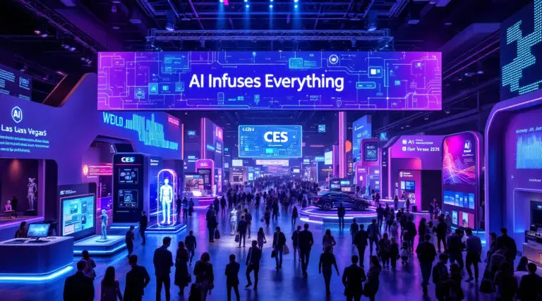 AI Infuses Everything at CES as Tech World Regathers in Las Vegas