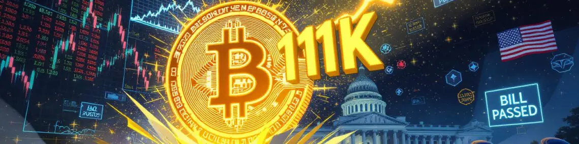 Bitcoin Blasts Past $111K as Trump-Era Crypto Bill Sparks Market Frenzy