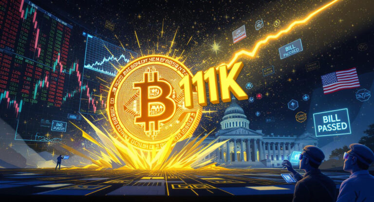 Bitcoin Blasts Past $111K as Trump-Era Crypto Bill Sparks Market Frenzy