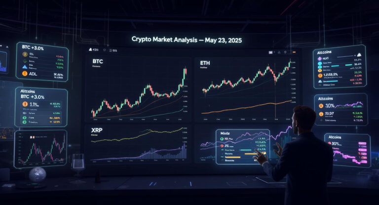 Crypto Market Analysis (May 23, 2025) BTC, ETH, XRP, ALTCOINS