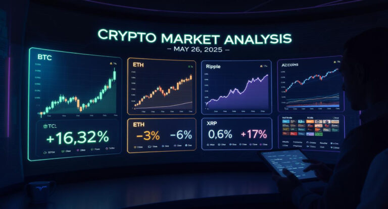 Crypto Market Analysis (May 26, 2025) BTC, ETH, XRP, ALTCOINS