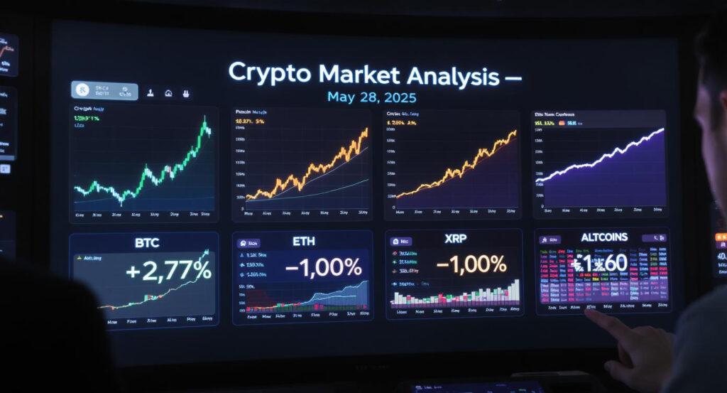 Crypto Market Analysis (May 28, 2025) BTC, ETH, XRP, ALTCOINS