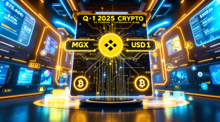 Crypto VC Funding Surged to $4.8 Billion in Q1 2025, a 40% Rise From Q4 2024, Driven Largely by a $2 Billion Binance Deal Amidst Shifting Investment Trends.