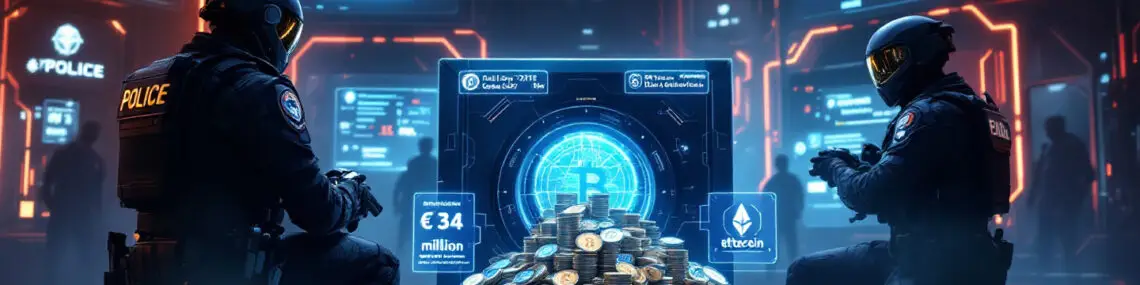 German Authorities Dismantle eXch, Major Crypto Laundering Hub, Seize €34 Million in Assets