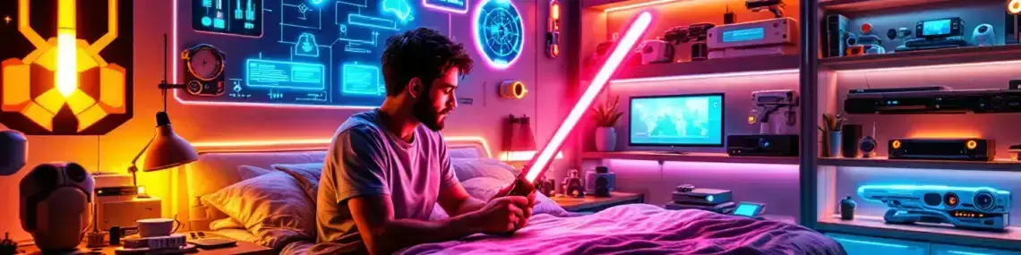 Singapore Inventor Turns Sci-Fi Dreams into Reality with Lightsabers and Web-Shooters Built in His Bedroom