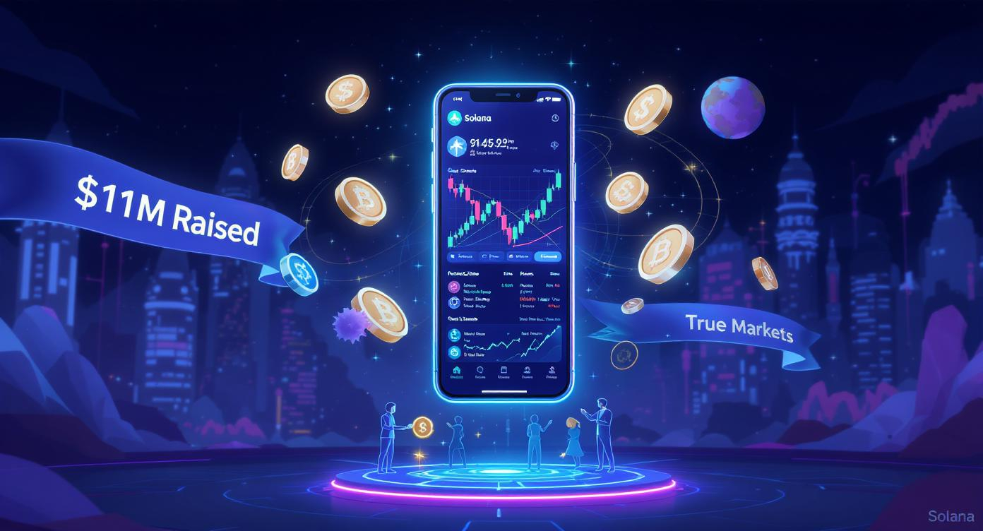 True Markets, 솔라나 기반 암호화폐 거래 앱 출시 위해 11만 달러 모금