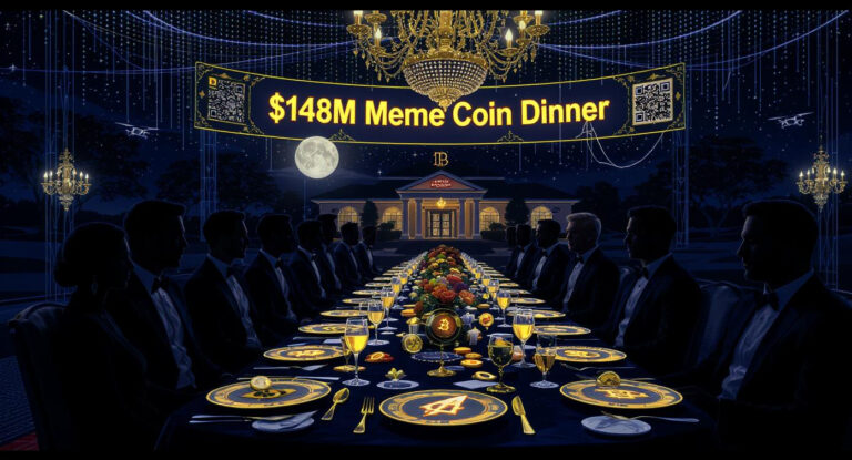 Wealthy Foreign Crypto Investors Descend on President Trump’s Golf Club for $148 Million Meme Coin Dinner