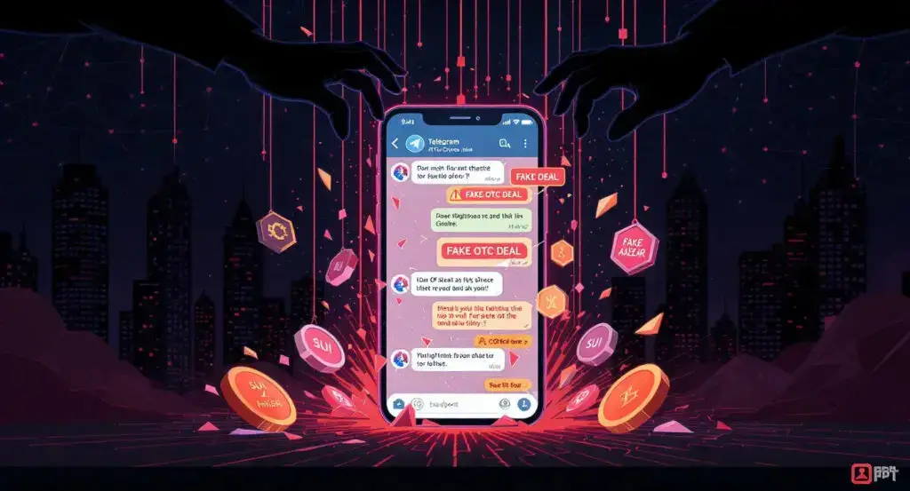 $50M Telegram Crypto Scam Exposed Investors Duped by Fake OTC Deals Involving SUI, NEAR, and Axelar