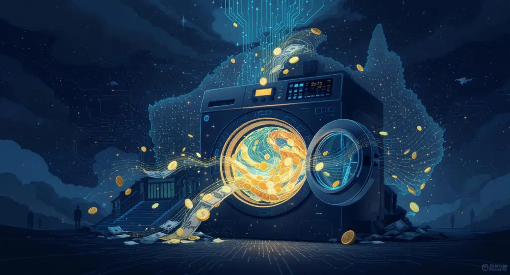 Australian Crypto Laundering Scheme Exposed $190M Cash Washed Through Security Firm