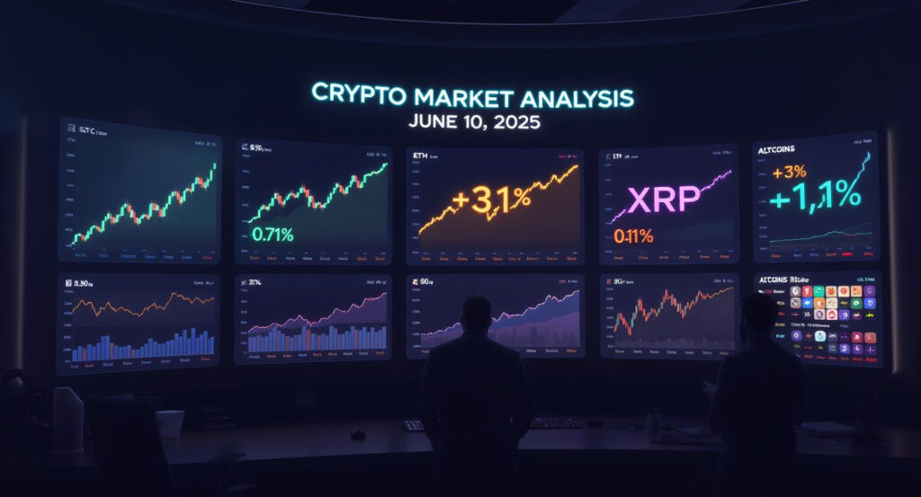 Crypto Market Analysis (June 10 2025) BTC, ETH, XRP, ALTCOINS