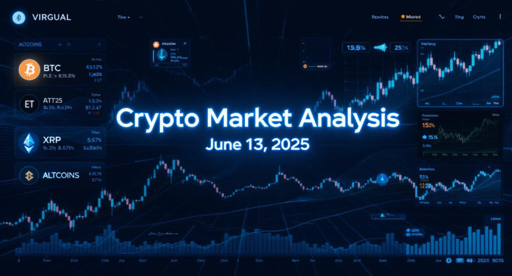 Crypto Market Analysis (June 13, 2025) BTC, ETH, XRP, ALTCOINS