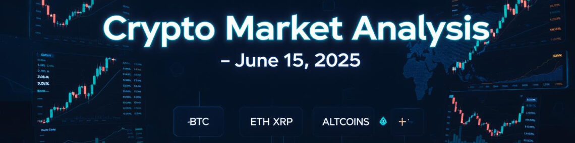 Crypto Market Analysis (June 15, 2025) BTC, ETH, XRP, ALTCOINS