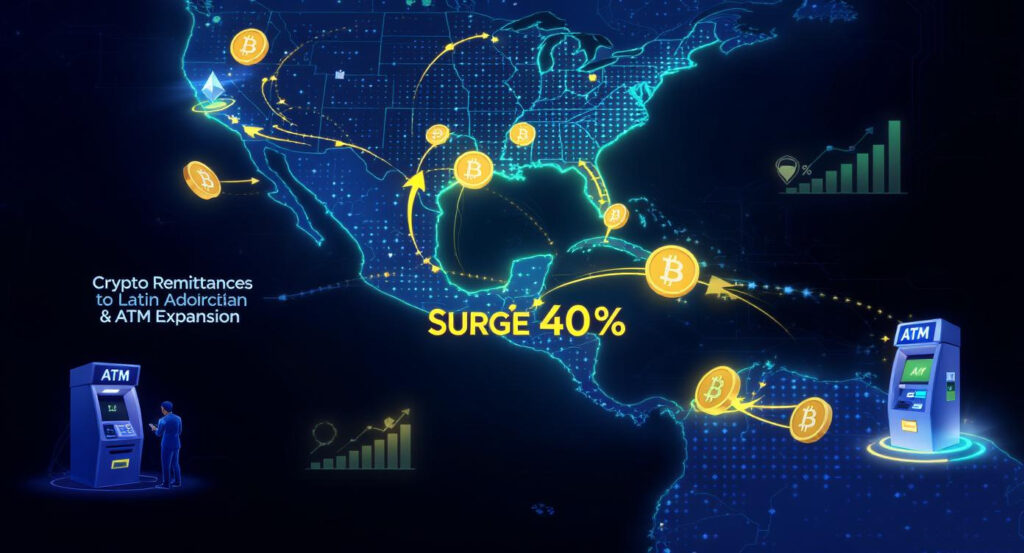 Crypto Remittances to Latin America Surge 40% Amid Growing Adoption and ATM Expansion