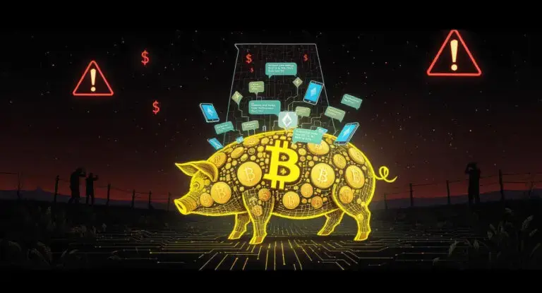 Crypto Scam Hits Alabama Hard Victims Lose Over $1 Million in Weeks to ‘Pig Butchering’ Scheme