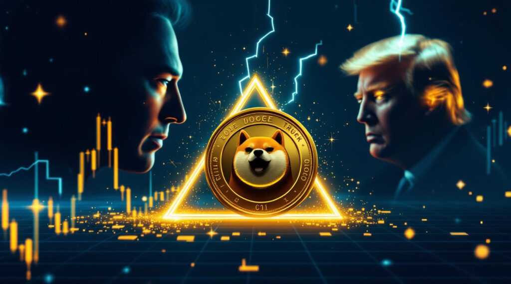 Dogecoin’s Bullish Triangle Breakout Sparks Flashbacks To 2021 As Elon Musk’s Feud With Donald Trump Leaves Traders Guessing