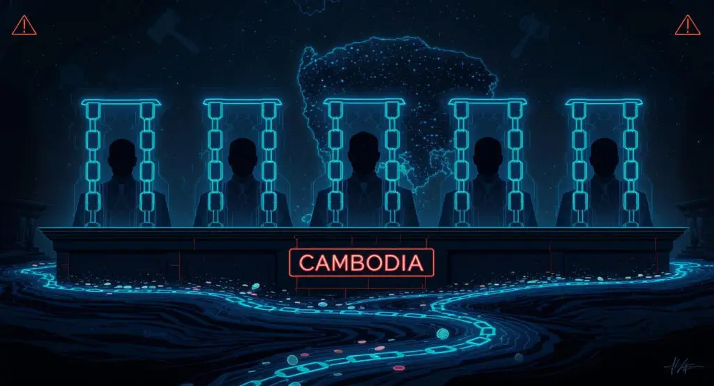 Five Plead Guilty in $37M Crypto Scam That Laundered Funds Through Cambodia