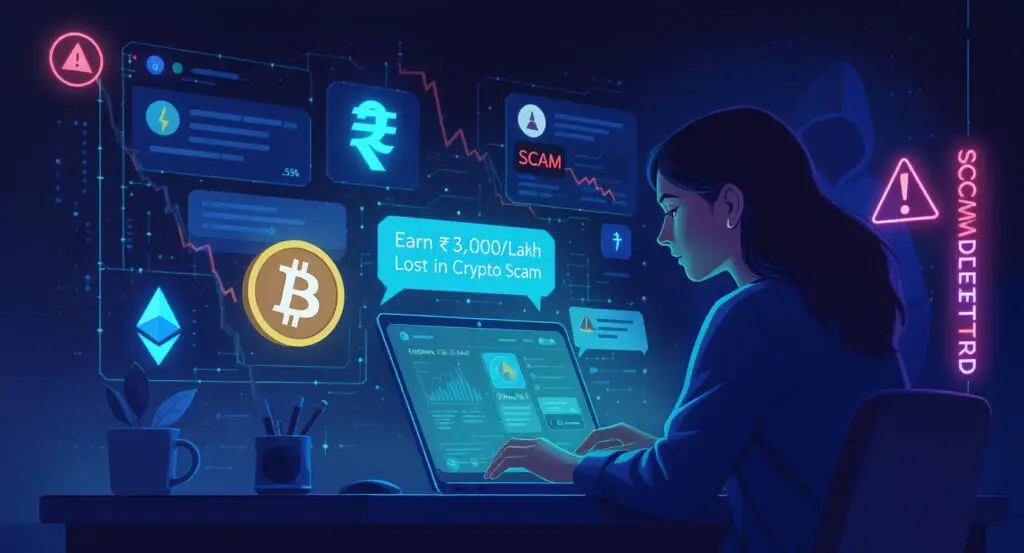 Hyderabad Woman Loses ₹32.8 Lakh in Crypto Scam Posing as Part-Time Job Offer