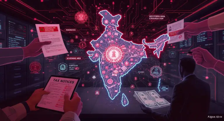India's Intensified Crypto Tax Crackdown Seizures, Notices, and Regulatory Redefinition