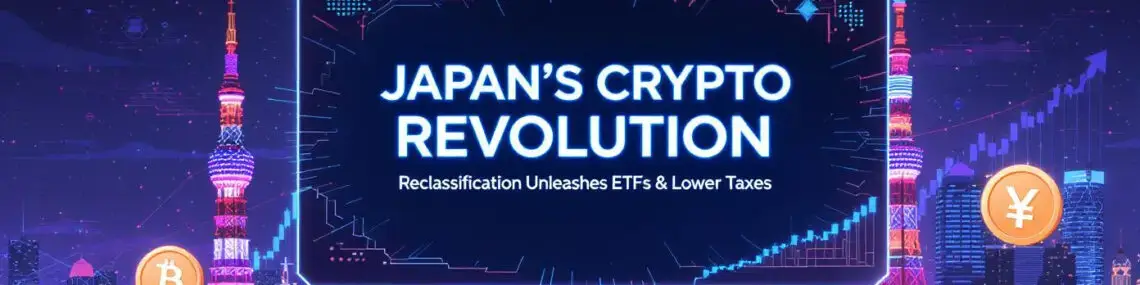 Japan's Crypto Revolution Reclassification Set to Unleash ETFs and Lower Taxes