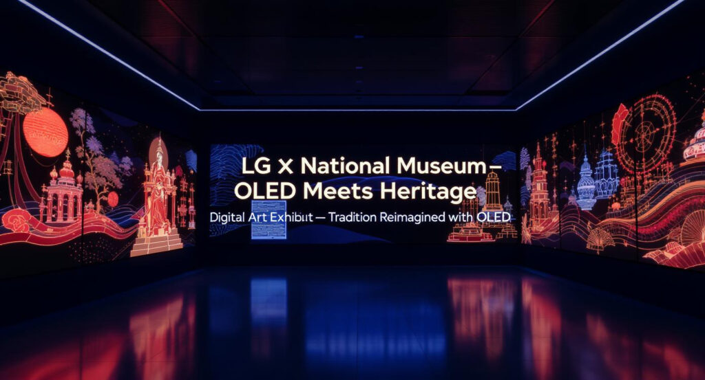 LG and National Museum Fuse OLED Tech with Heritage in Dazzling Digital Art Exhibit