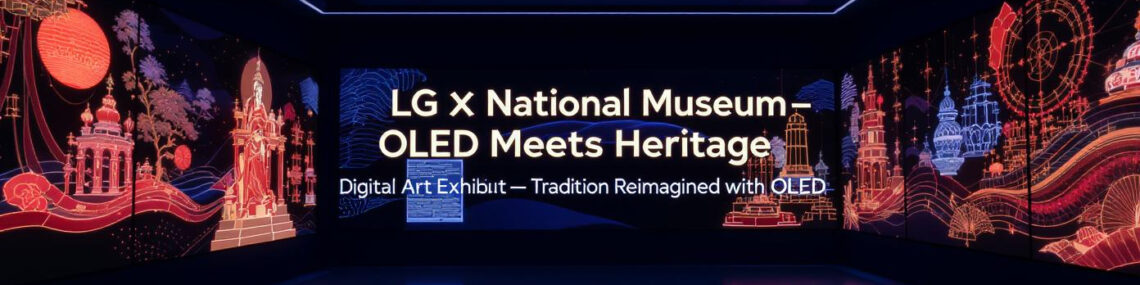 LG and National Museum Fuse OLED Tech with Heritage in Dazzling Digital Art Exhibit